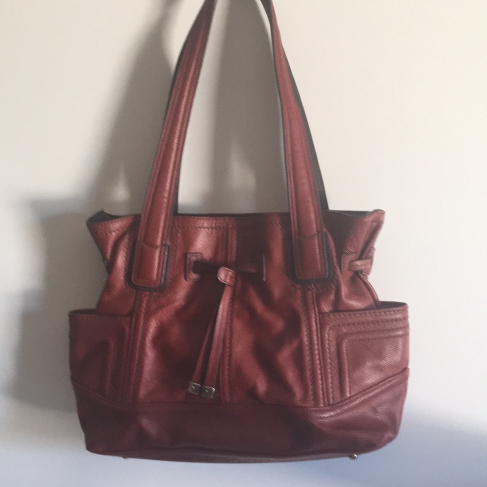 Beautiful Like New Red Tignanello Bag